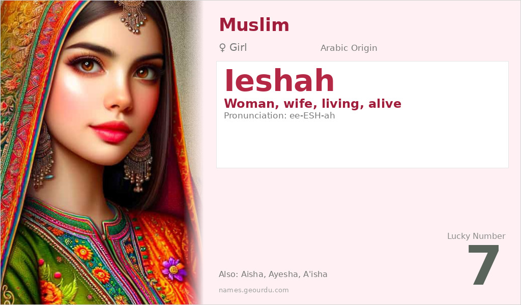 Ieshah Name Meaning and Details