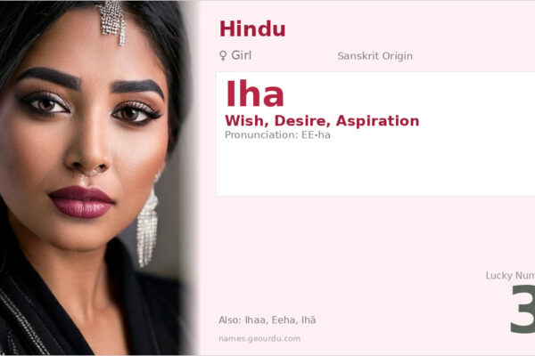 Iha Name Meaning — Sanskrit Origin, Girl Name & Details (2025)
