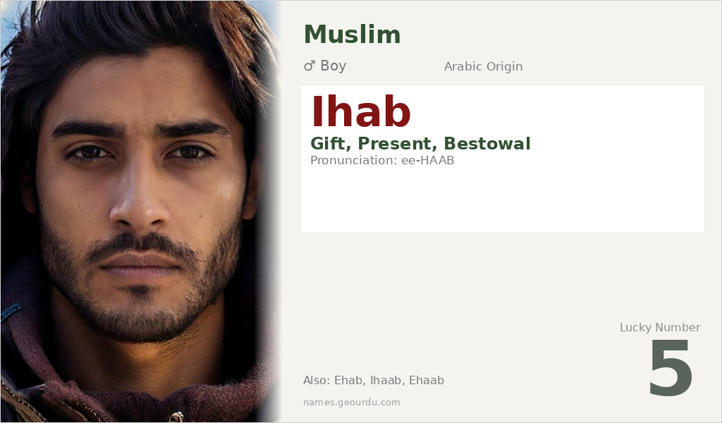 Ihab Name Meaning and Details
