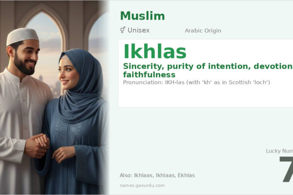Ikhlas Name Meaning — Arabic Origin, Gender & Islamic Significance (2025)
