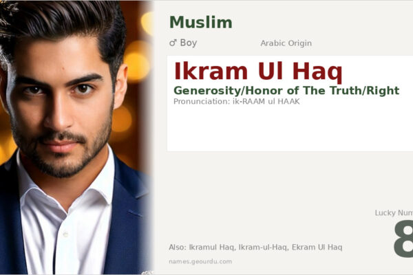 Ikram Ul Haq Meaning — Arabic Origin, Boy Name & Details (2025)