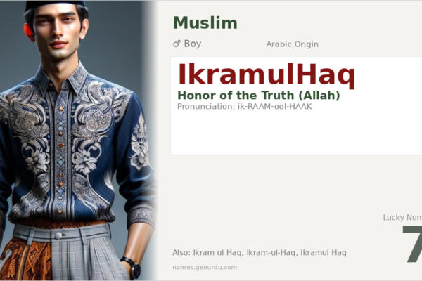 IkramulHaq Name Meaning — Arabic Origin, Boy & Details (2025)