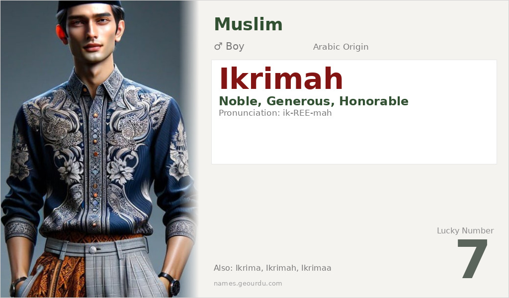 Ikrimah Name Meaning and Details