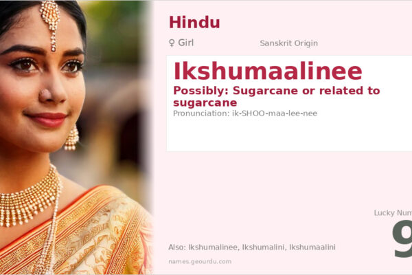 Ikshumaalinee Meaning — Origin, Gender & Details (2025)
