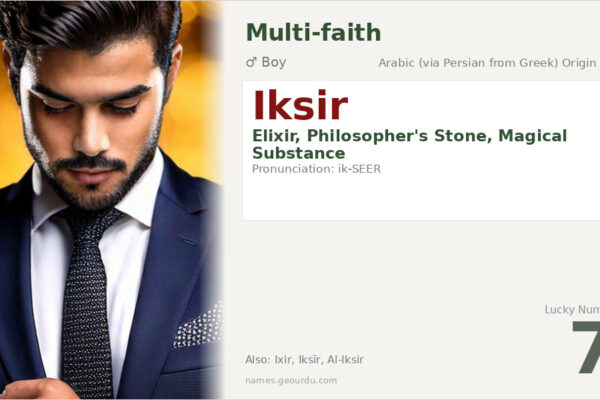 Iksir Name Meaning — Origin, Gender & Details (2025)