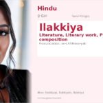 Ilakkiya Name Meaning and Details