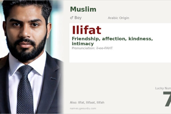 Ilifat Name Meaning — Arabic Origin, Boy Name & Details (2025)