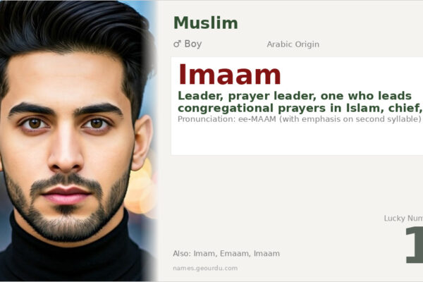Imaam Name Meaning — Arabic Origin, Leadership & Islamic Significance (2025)