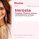 Imrozia Name Meaning and Details