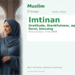 Imtinan Name Meaning and Details