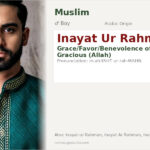 Inayat Ur Rahman Name Meaning and Details