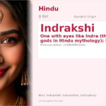 Indrakshi Name Meaning and Details