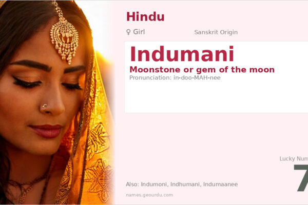 Indumani Name Meaning — Sanskrit Origin, Girl Name & Details (2025)