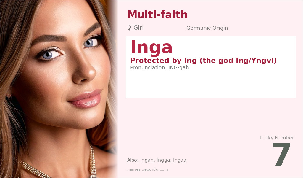 Inga Name Meaning and Details
