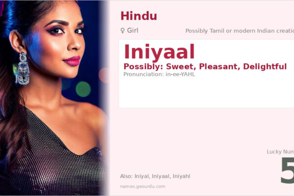 Iniyaal Name Meaning — Origin, Gender & Details (2025)