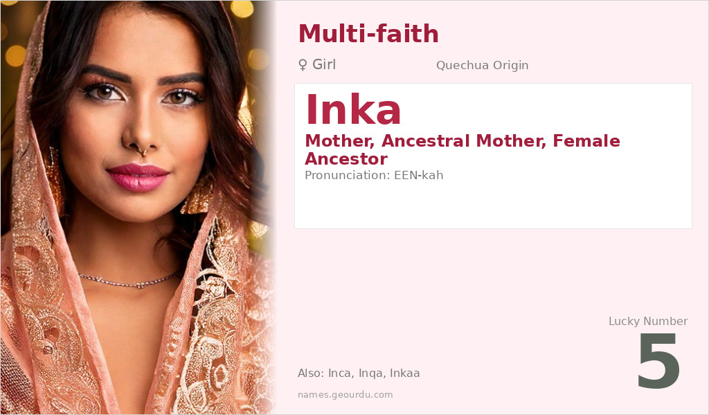 Inka Name Meaning and Details