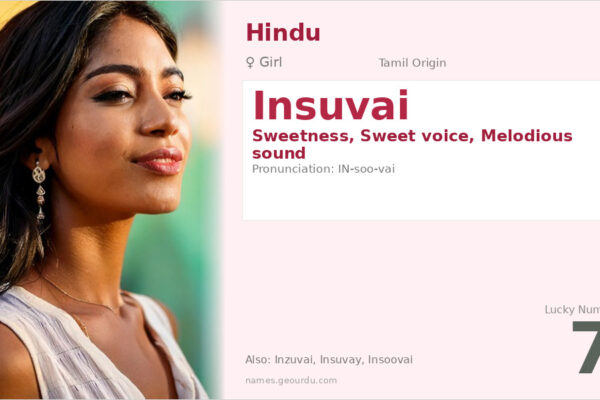 Insuvai Name Meaning — Tamil Origin, Girl Name & Details (2025)