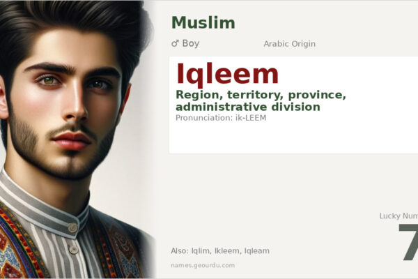 Iqleem Name Meaning — Arabic Origin, Boy Name & Details (2025)