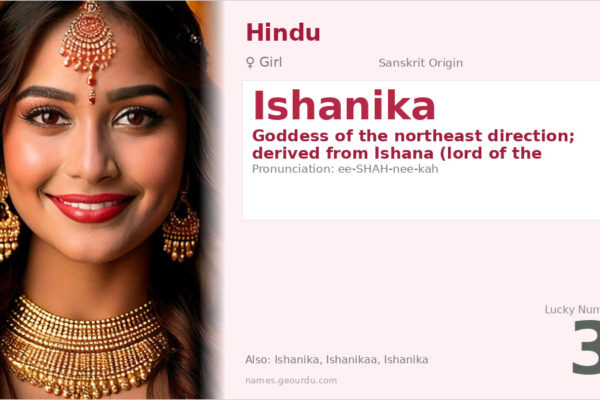Ishanika Name Meaning — Sanskrit Origin, Girl Hindu Name & Details (2025)