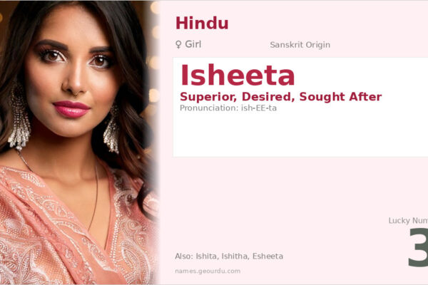Isheeta Name Meaning — Sanskrit Origin, Girl Name & Details (2025)