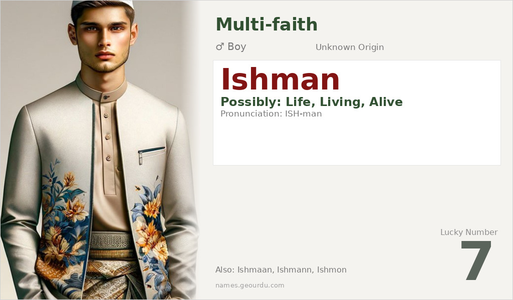 Ishman Name Meaning and Details