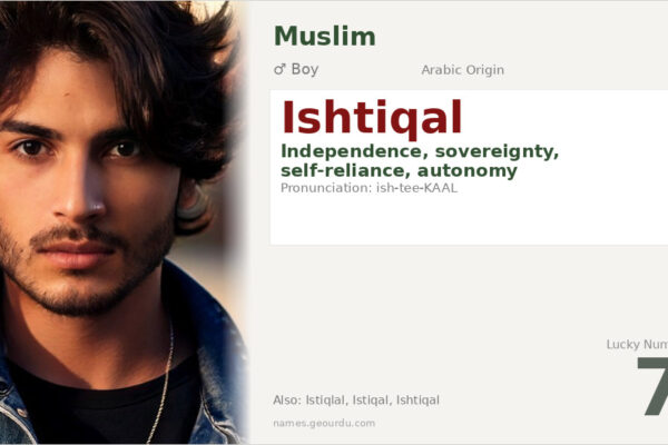 Ishtiqal Name Meaning — Arabic Origin, Boy Name & Details (2025)