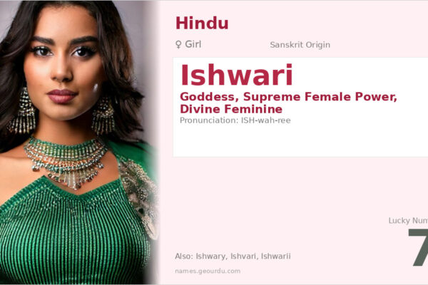 Ishwari Name Meaning — Sanskrit Origin, Goddess & Details (2025)