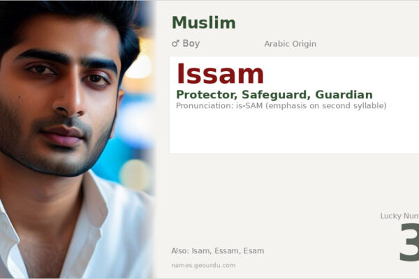 Issam Name Meaning — Arabic Origin, Boy Name & Details (2025)