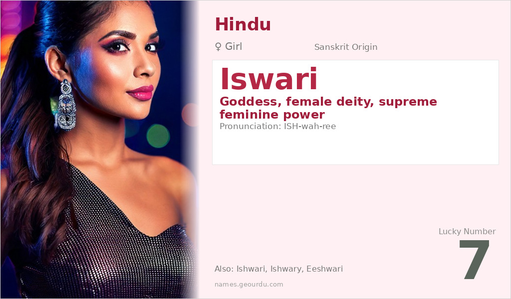 Iswari Name Meaning and Details