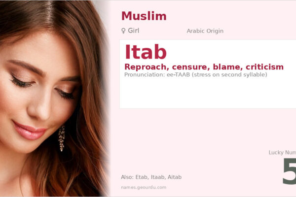 Itab Name Meaning — Arabic Origin, Girl Name & Details (2025)