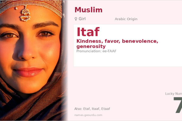 Itaf Name Meaning — Arabic Origin, Girl Name & Details (2025)