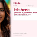 Itishree Name Meaning and Details