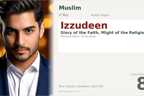 Izzudeen Name Meaning — Arabic Origin, Boy Name & Details (2025)