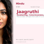 Jaagruthi Name Meaning and Details