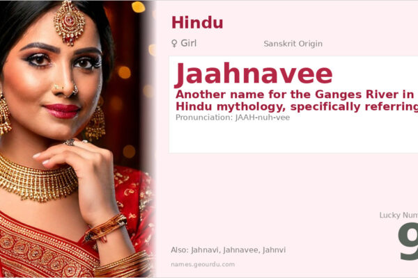 Jaahnavee Meaning — Sanskrit Origin, Girl Name & Details (2025)