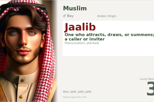 Jaalib Name Meaning — Arabic Origin, Boy Name & Details (2025)