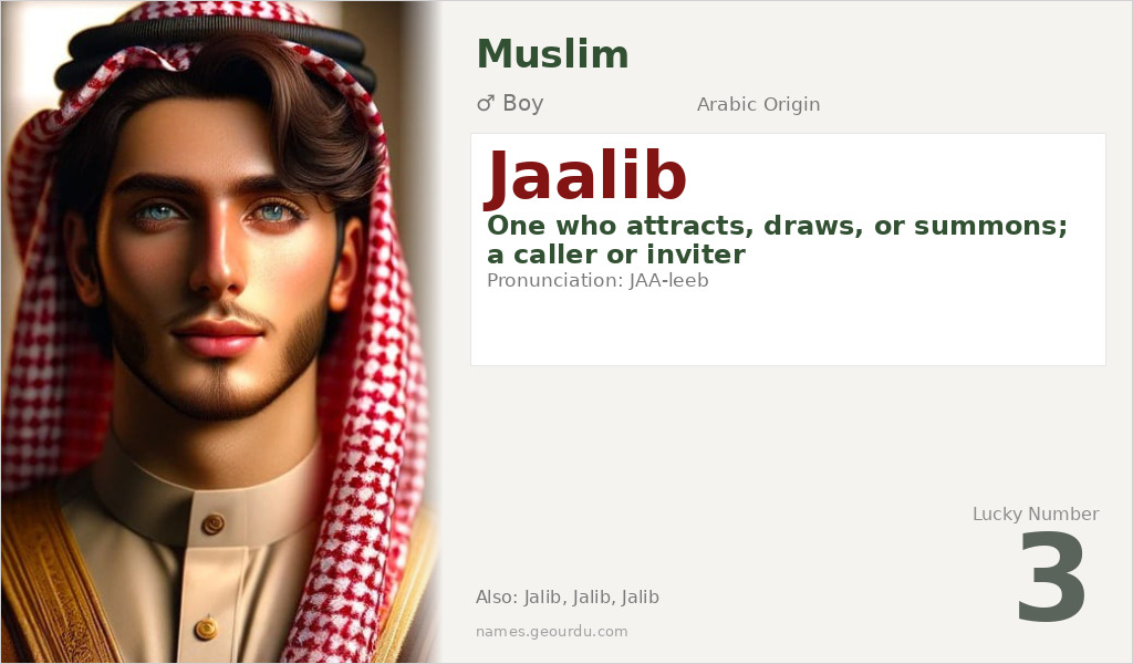 Jaalib Name Meaning and Details