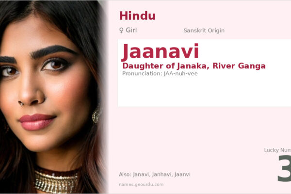Jaanavi Name Meaning — Sanskrit Origin, Girl Name & Details (2025)