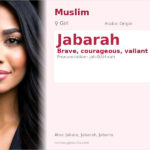 Jabarah Name Meaning and Details