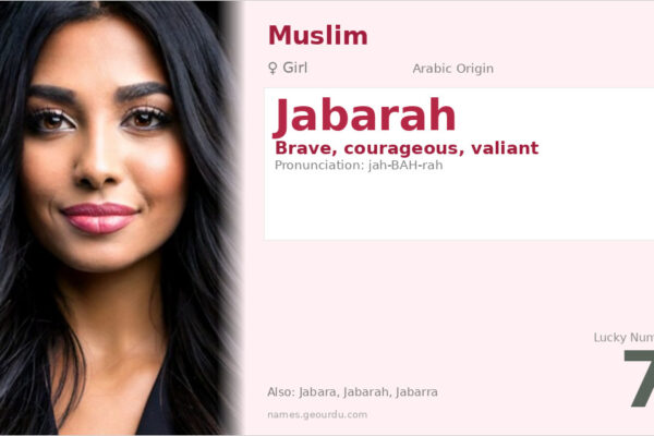 Jabarah Name Meaning — Arabic Origin, Girl’s Name & Details (2025)