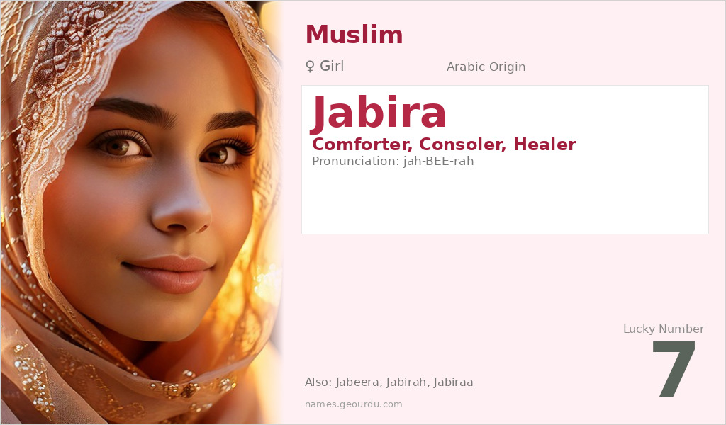 Jabira Name Meaning and Details