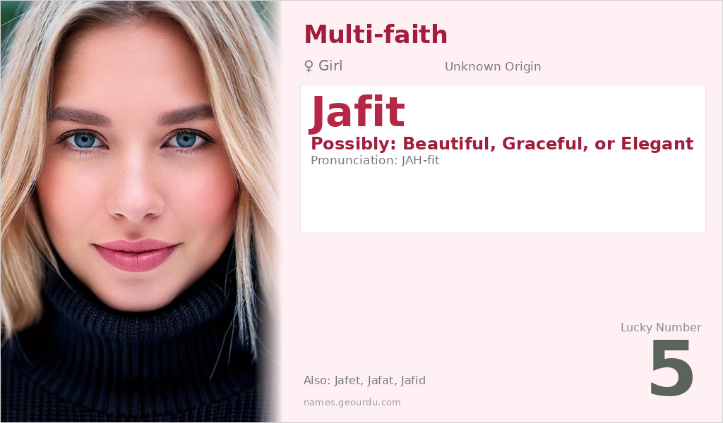Jafit Name Meaning and Details