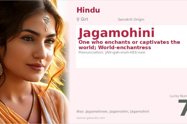 Jagamohini Name Meaning — Sanskrit Origin, Girl Name & Details (2025)