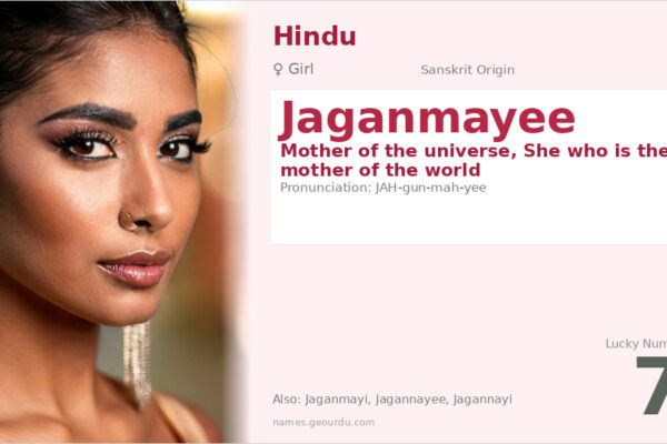 Jaganmayee Meaning — Sanskrit Origin, Girl Name & Details (2025)