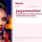 Jaganmohini Name Meaning and Details