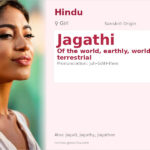 Jagathi Name Meaning and Details