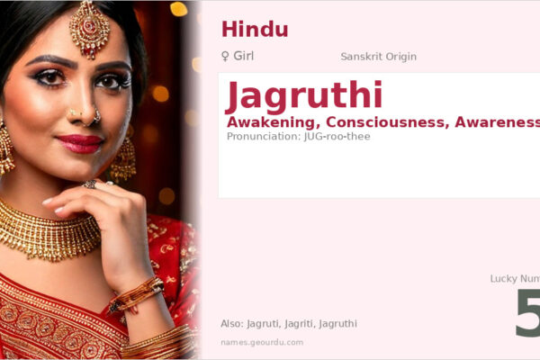 Jagruthi Name Meaning — Sanskrit Origin, Girl Name & Spiritual Significance (2025)