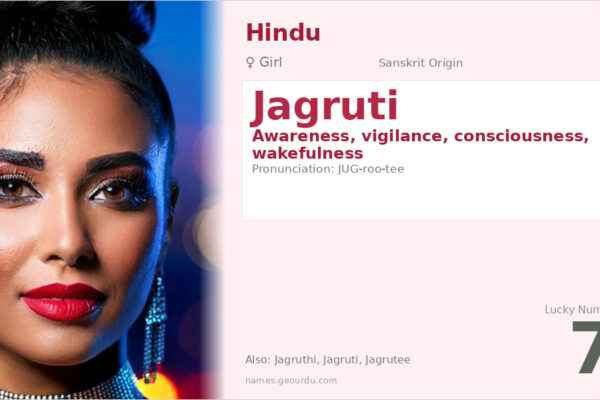 Jagruti Name Meaning — Sanskrit Origin, Girl Name & Spiritual Significance (2025)
