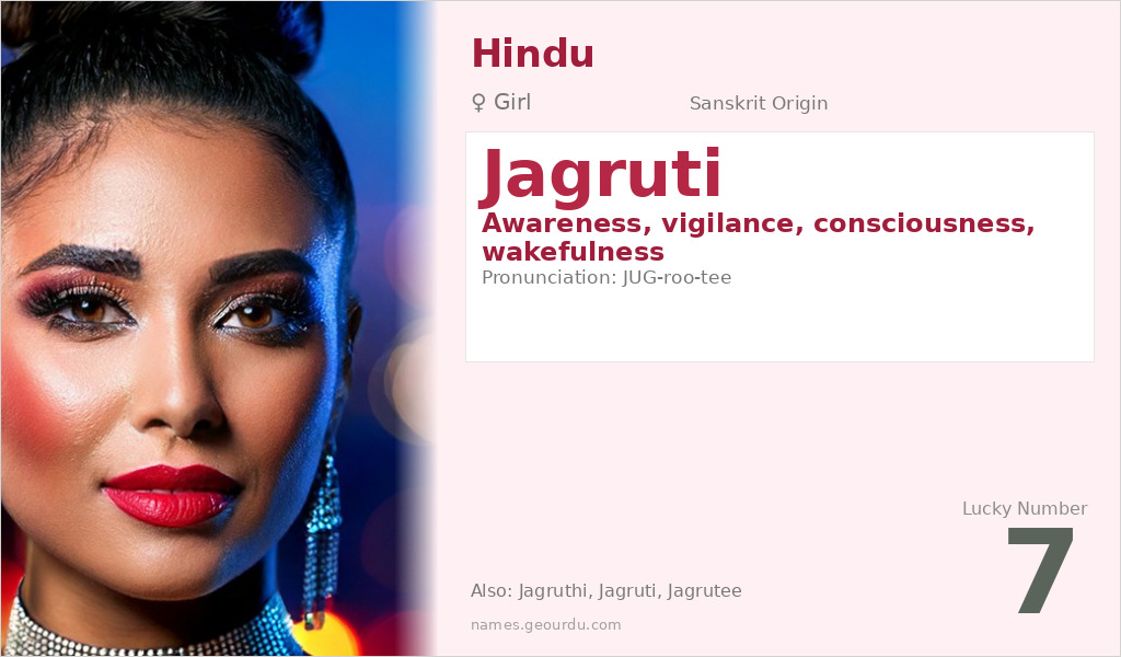 Jagruti Name Meaning and Details