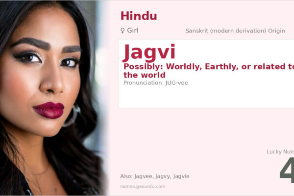 Jagvi Name Meaning — Origin, Gender & Details (2025)